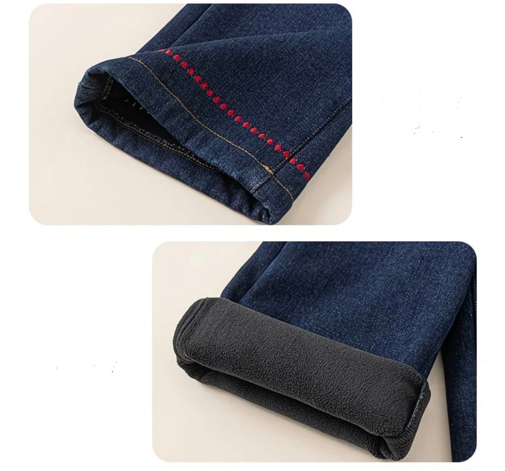 APPLE DENIM TROUSERS