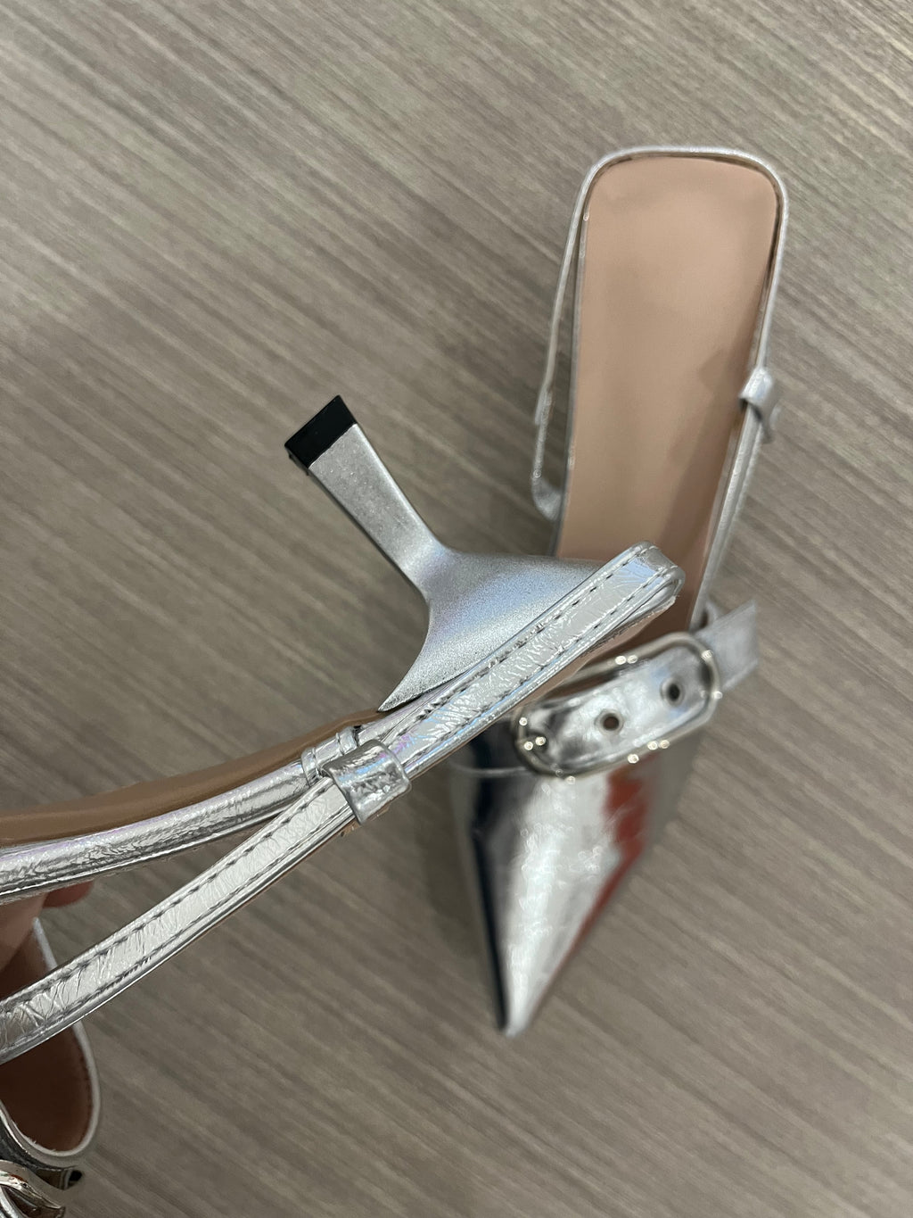 SILVER STATEMENT HEEL