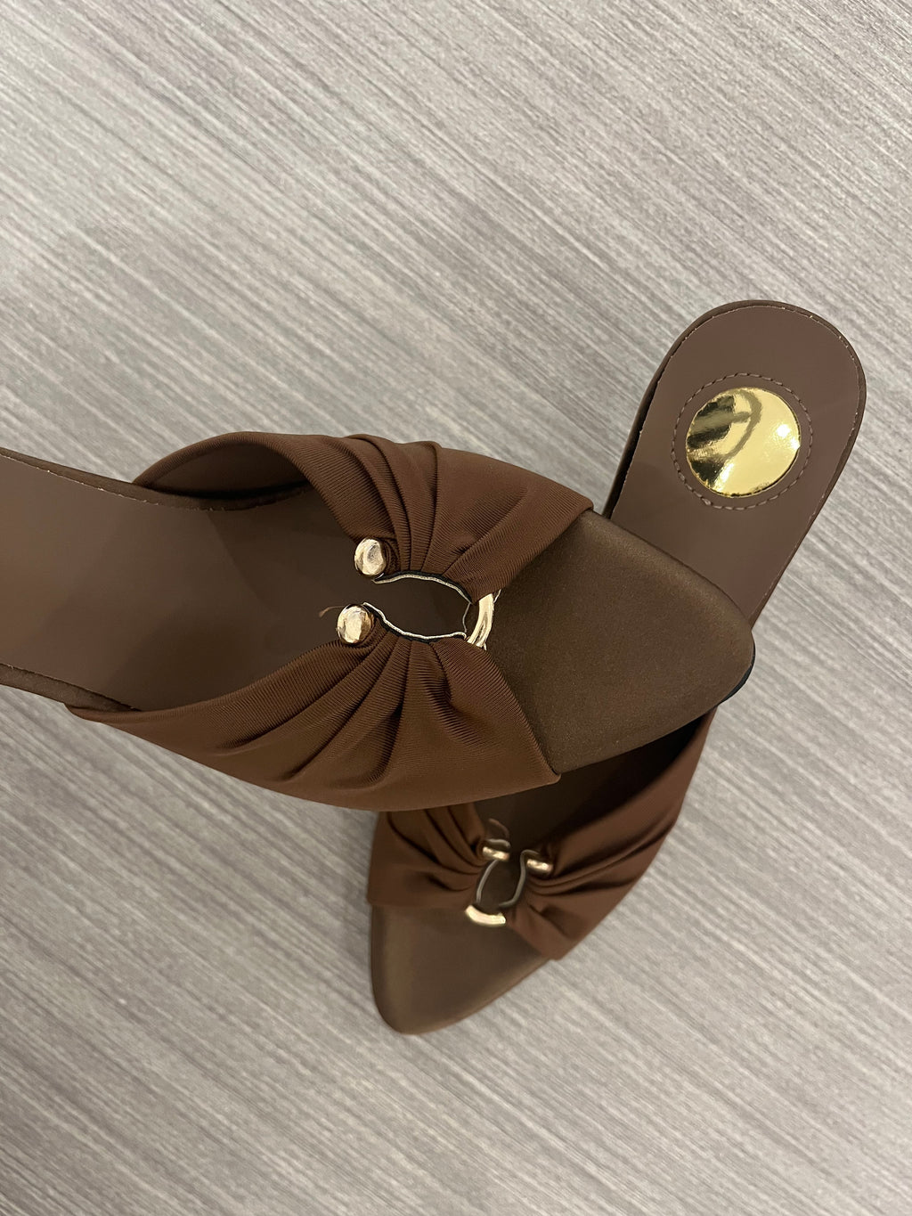 COFFEE-DATE MULE HEELS