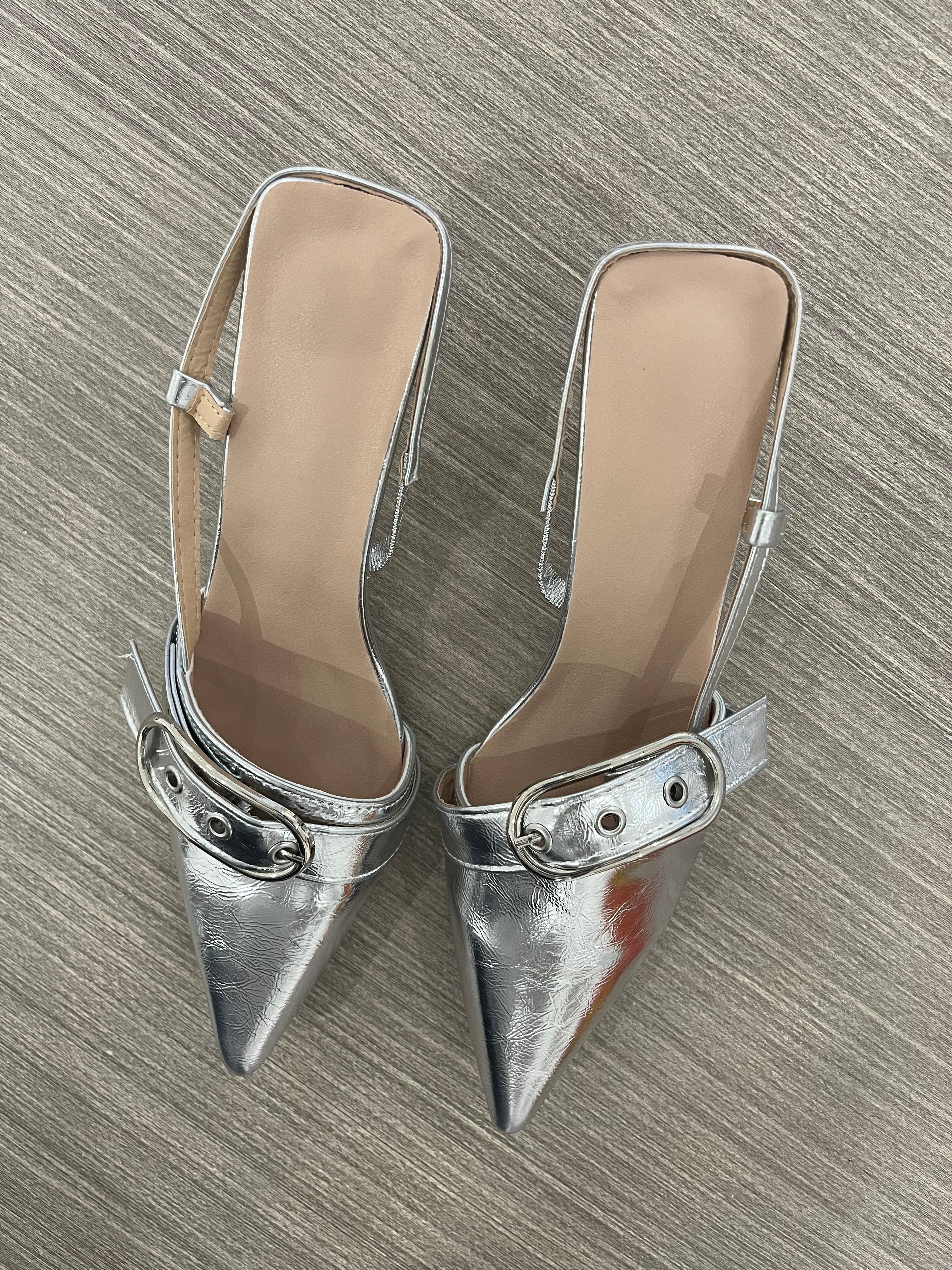 SILVER STATEMENT HEEL