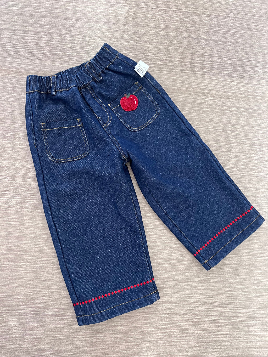 APPLE DENIM TROUSERS