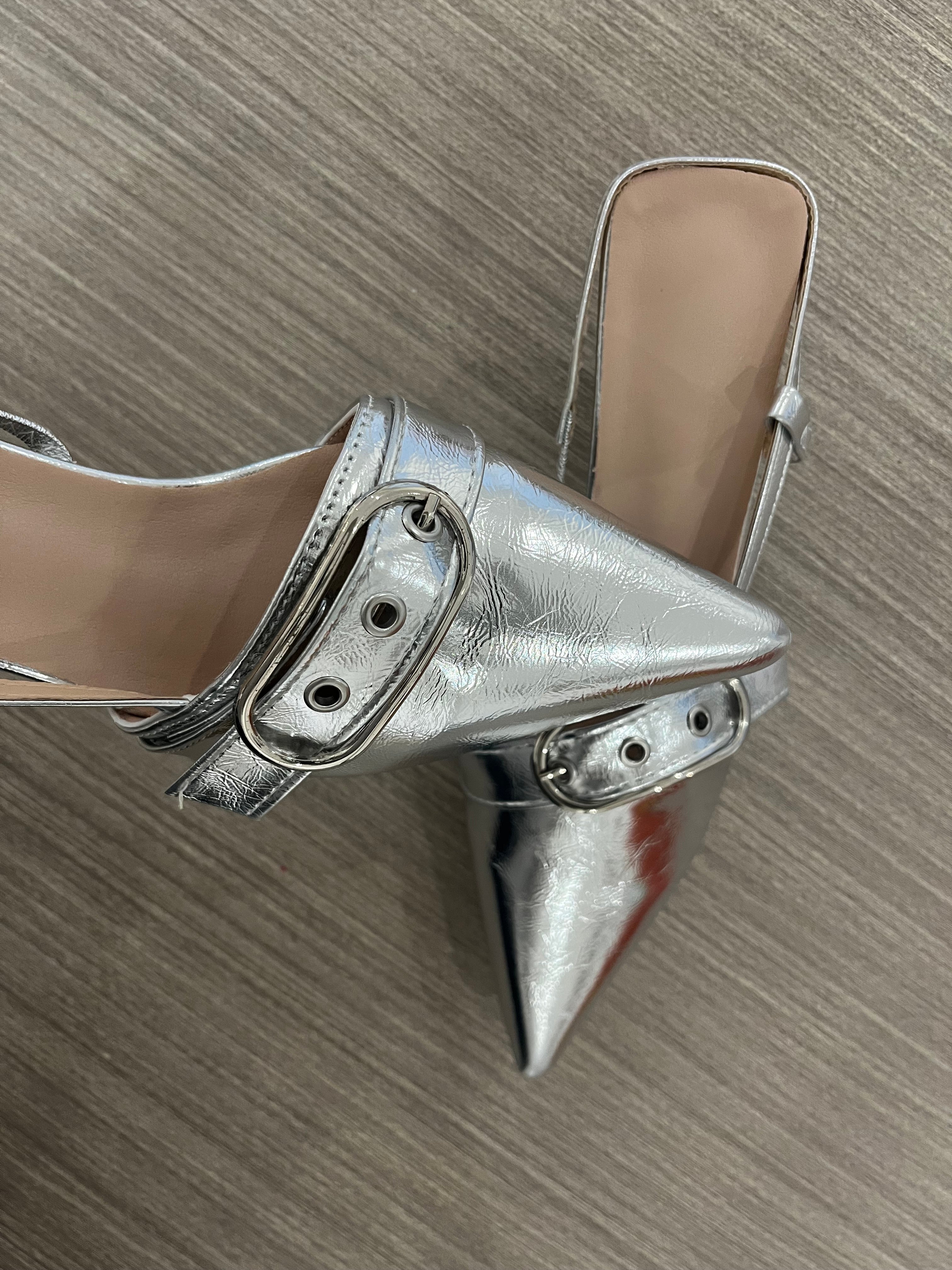 SILVER STATEMENT HEEL