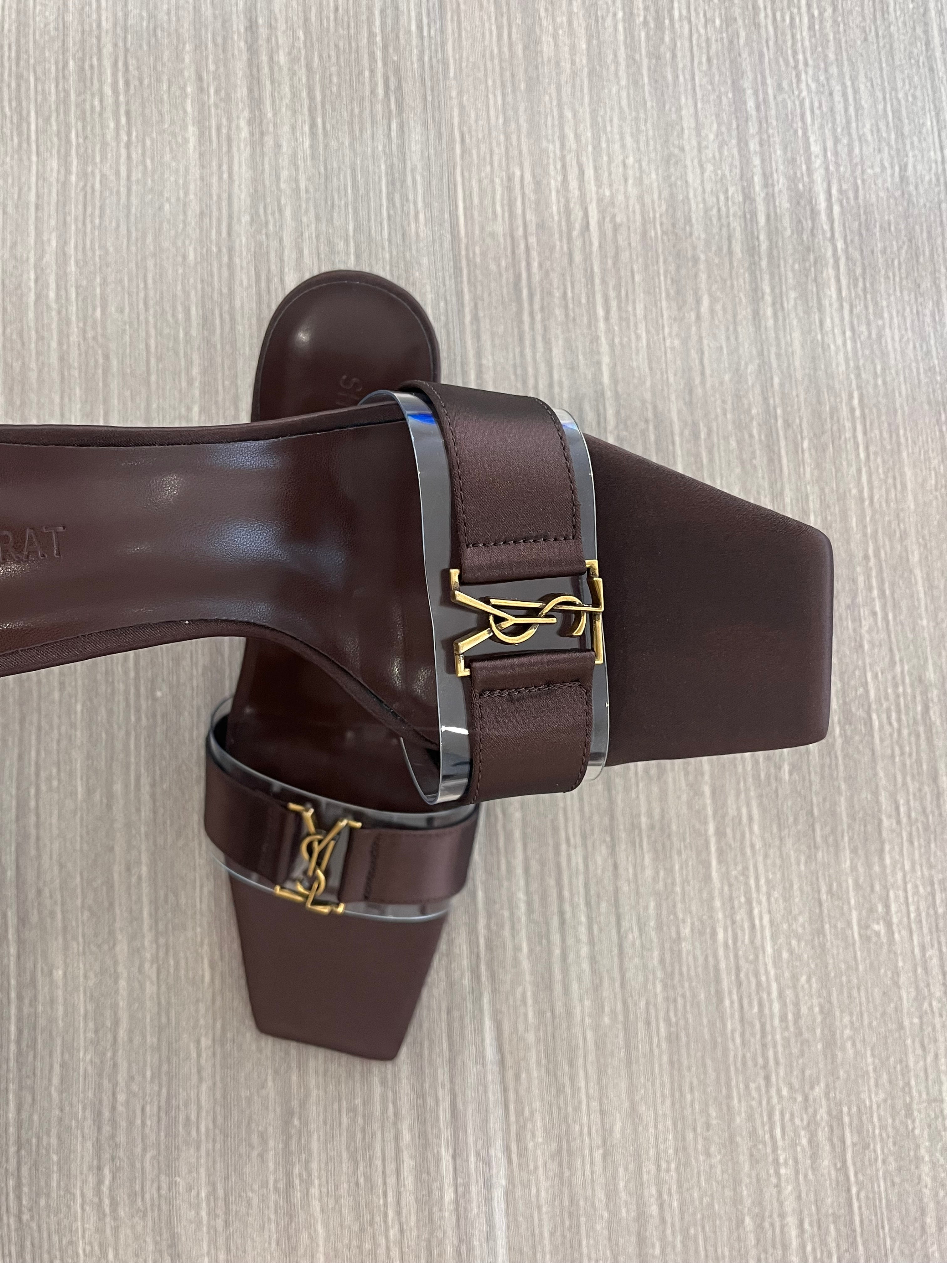 The Buckle Detail Heel Sandals