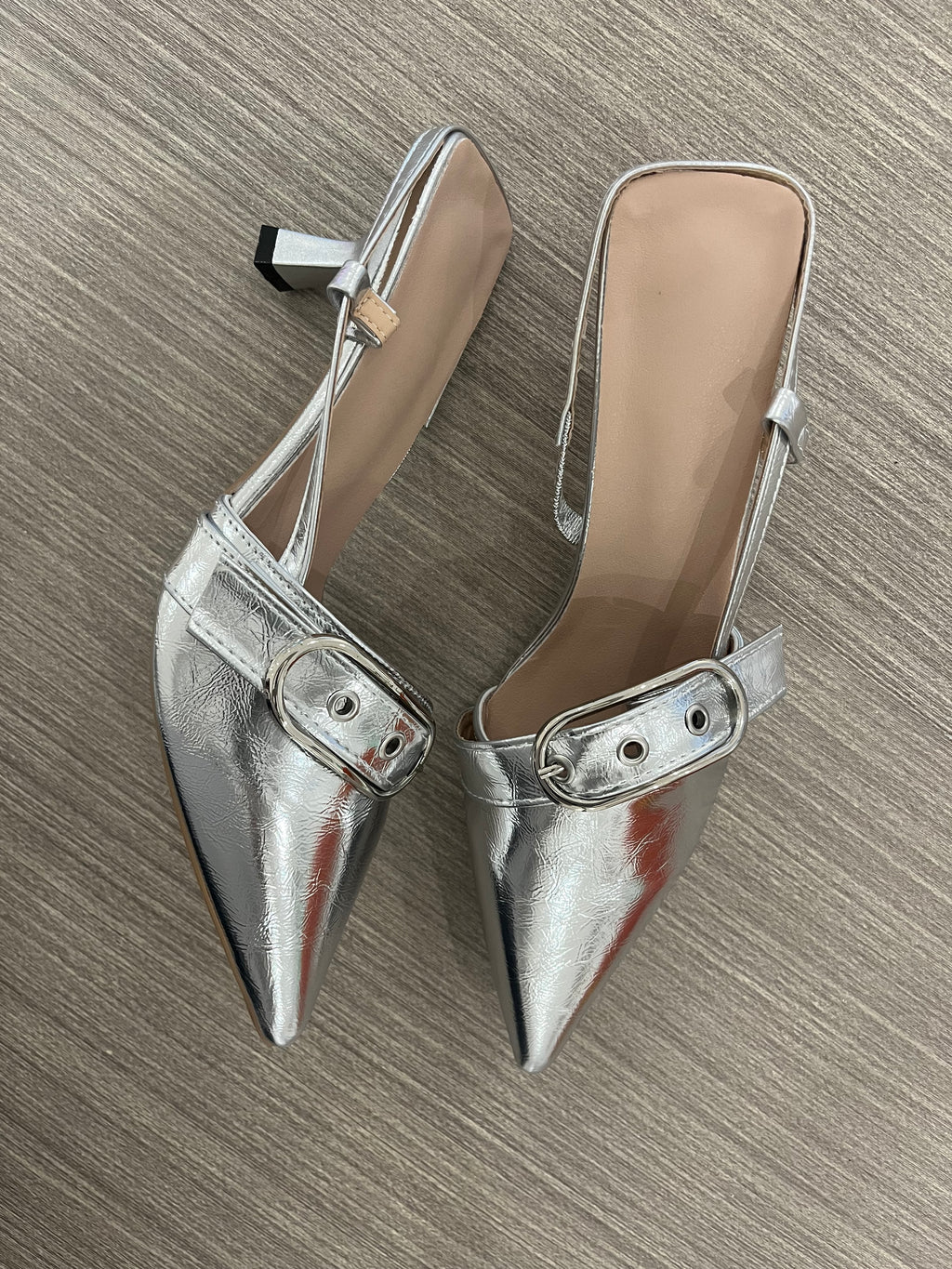 SILVER STATEMENT HEEL